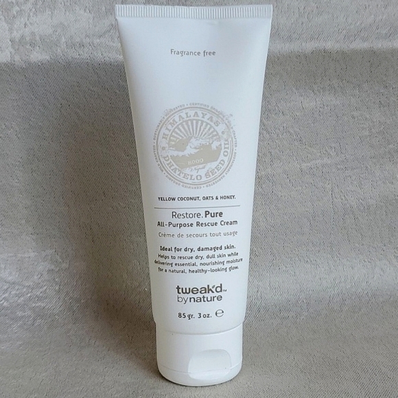 🆕️ TWEAK'D BY NATURE Restore Pure All-Purpose Rescue Cream FRAGRANCE FREE - Picture 2 of 9
